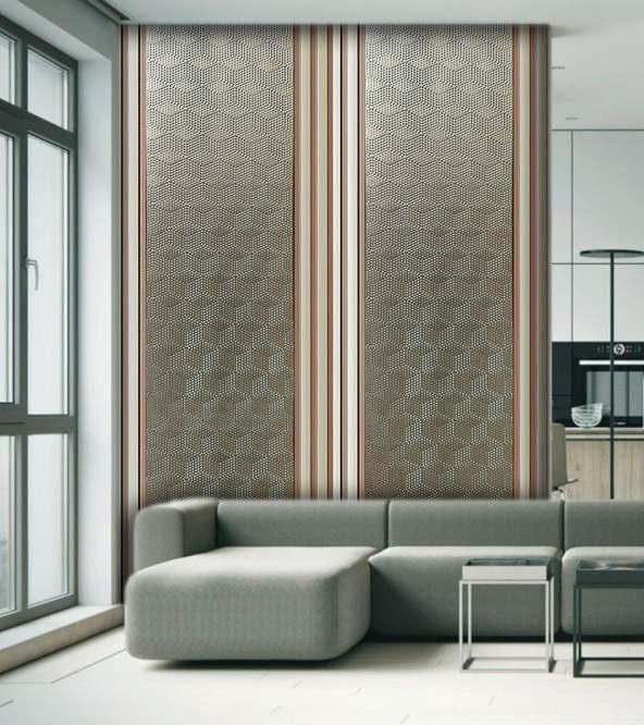 Charcoal Louver Designer Grey 8x1 Ft - 1255