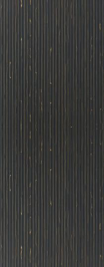 Nexo Charcoal Louvers Wood Grey 9.5x1 Ft - Ur 7408