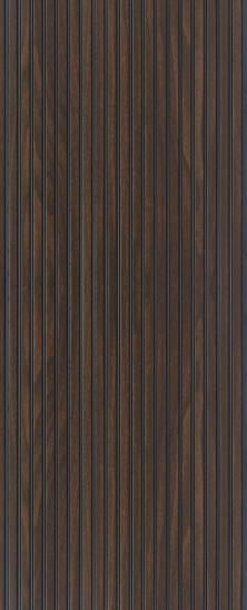 Charcoal Louvers Panel Wood Brown 9.5x1 Ft - Ur 8401