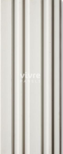 An Infinite Palette Of Colors Archi Louvers Series Charcoal Plain White 8x0.41 Ft - Inficolor 2027