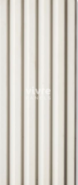 An Infinite Palette Of Colors Archi Louvers Series Charcoal Plain White 8x0.41 Ft - Inficolor 2035