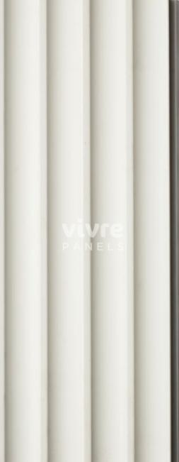 An Infinite Palette Of Colors Archi Louvers Series Charcoal Plain White 8x0.41 Ft - Inficolor 2036