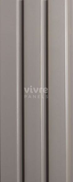 Color Series Archi Louvers Charcoal Plain Colors White 8x0.41 Ft - 2029
