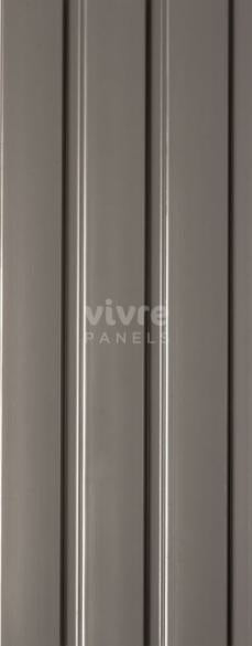 Color Series Archi Louvers Charcoal Plain Colors Grey 8x0.41 Ft - 2031