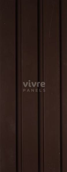 Color Series Archi Louvers Charcoal Plain Colors Brown 8x0.41 Ft - 2033