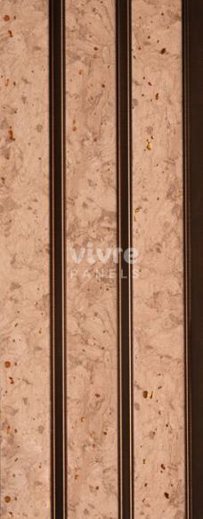 El Dorada Archi Louvers Series Charcoal Marble & Stone Brown 8x0.41 Ft - 2012
