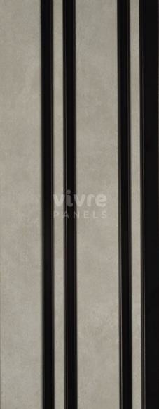 El Limo Archi Louvers Series Charcoal Marble & Stone Grey 8x0.41 Ft - 2022