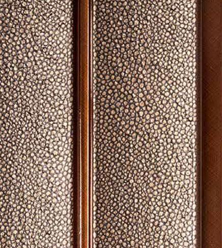 Vivre Louver Series Charcoal Designer Brown 8x0.41 Ft - Vl-20