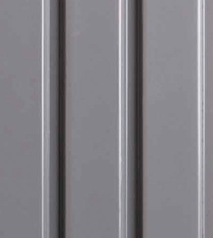 Vivre Louver Series Charcoal Plain Colors Grey 8x0.41 Ft - Vl-28
