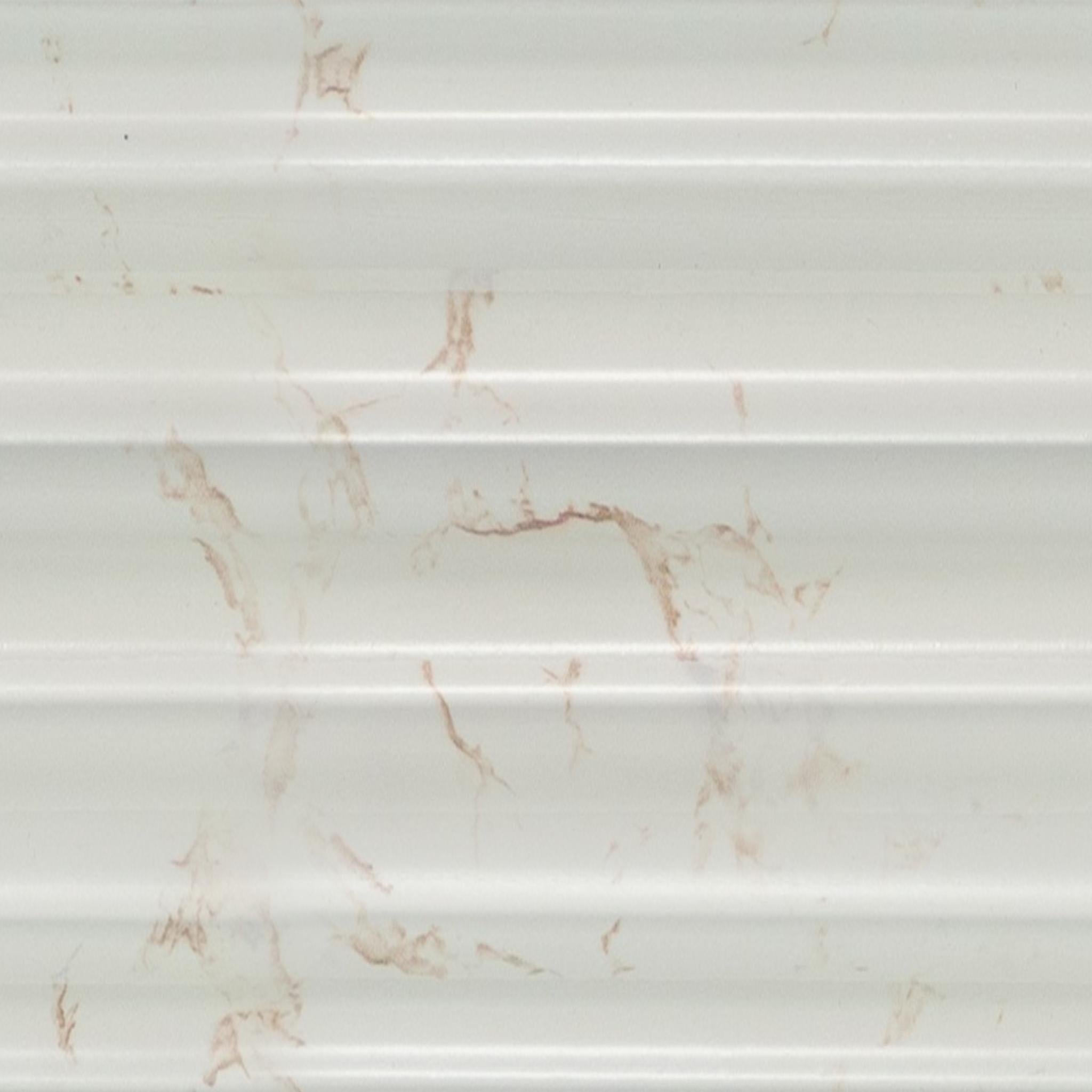 Vivre Louver Series Charcoal Marble & Stone White 8x0.42 Ft - Vl 52