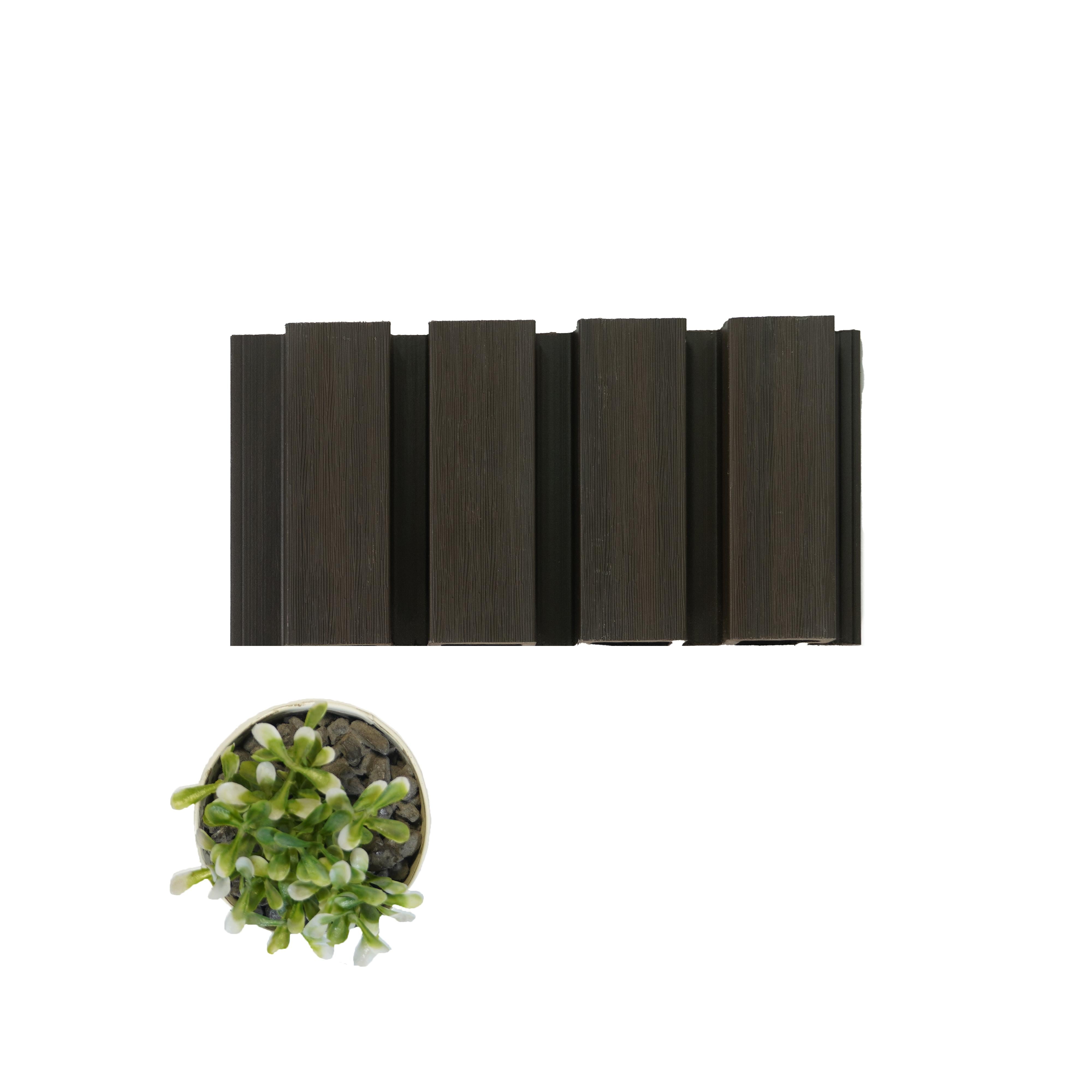 Walnut Woodclad Panel Series Wpc Exterior Wall Wood Brown 9x0.71 Ft - Vpex 3