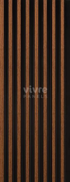 Zingana Archi Louvers Series Charcoal Wood Brown 8x0.41 Ft - 2015