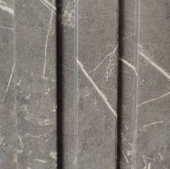 Rafters Charcoal Louvers Marble & Stone Grey 9.1x0.41 Ft - Wrf 673