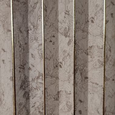 Rafters Charcoal Panel Marble & Stone Louvers Brown 9.1x0.41 Ft - Wrf 684