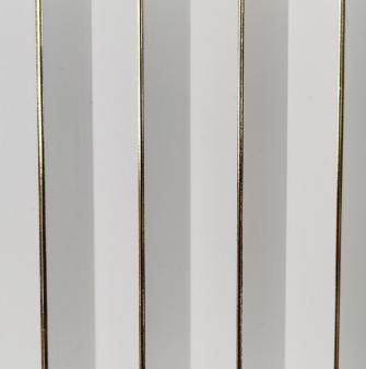 Rafters Charcoal Louvers Marble & Stone White 9.1x0.41 Ft - Wrf 686