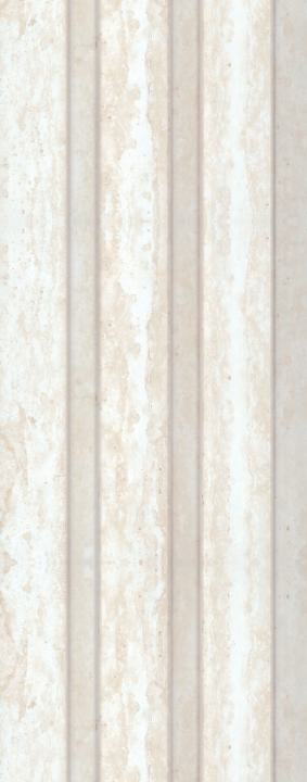 Master Marble Charcoal Louvers & Stone White 8x0.41 Ft - Wrf 822