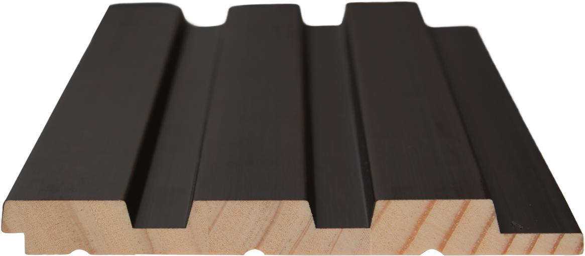 TM01D Interlock WPC Louvers 9.35x0.41 ft wood Walnut Brown PN 02736