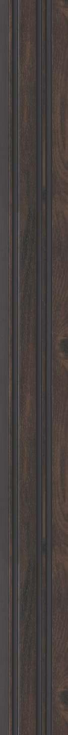 Charcoal Louvers Panel Display Clads Series Wood Wenge 8x0.41 Ft - Sa 1011