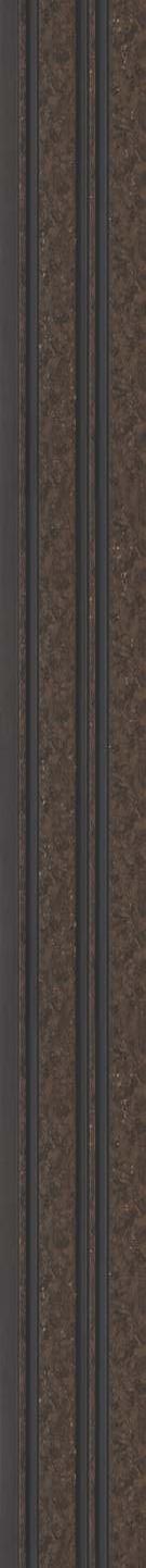 Charcoal Louvers Panel Sleek & Splendid Series Marble Stone Wenge 8x0.41 Ft - Sa 3004