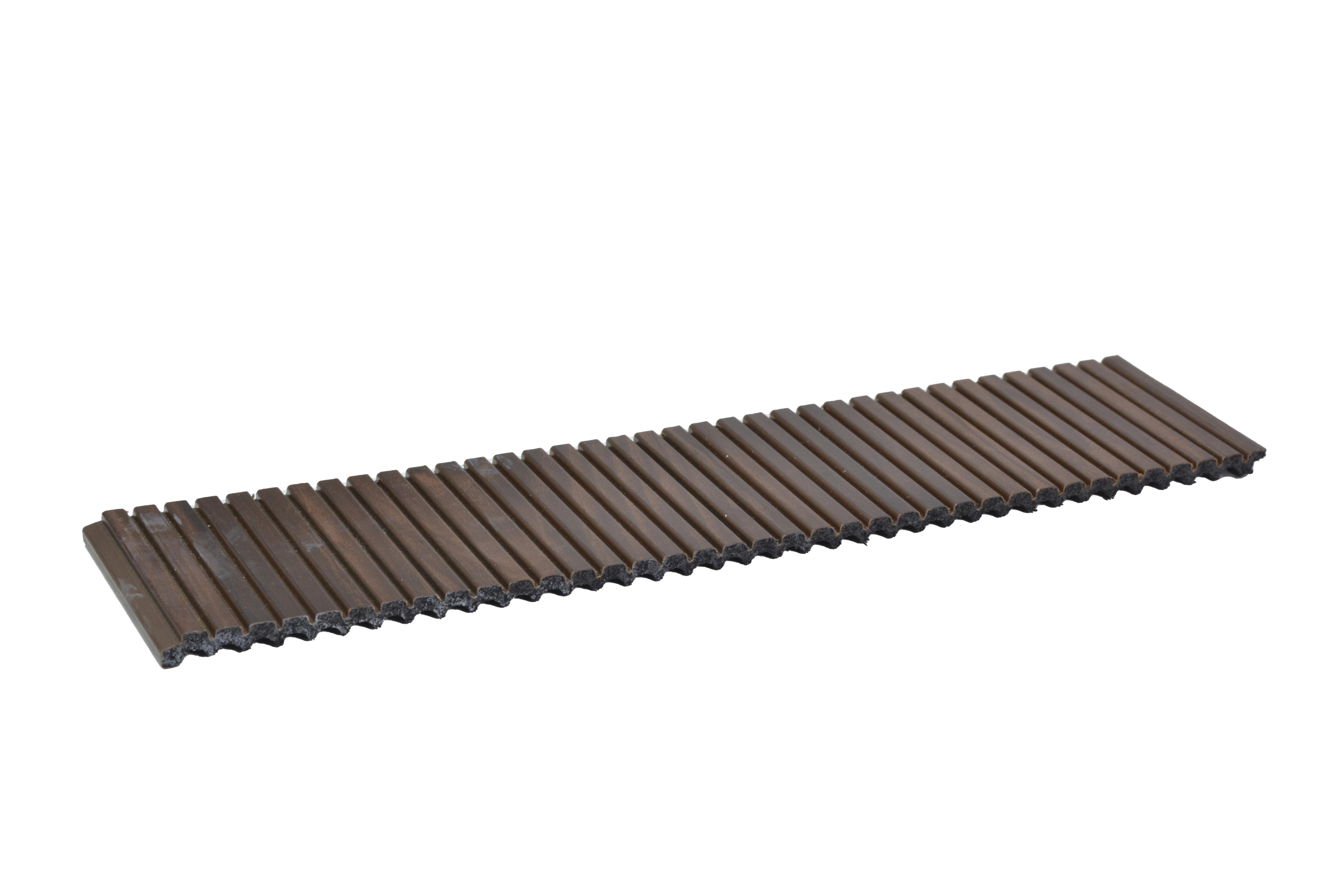 Rang Charcoal Louver Wood Wenge 8x1 Ft - Ra 8101