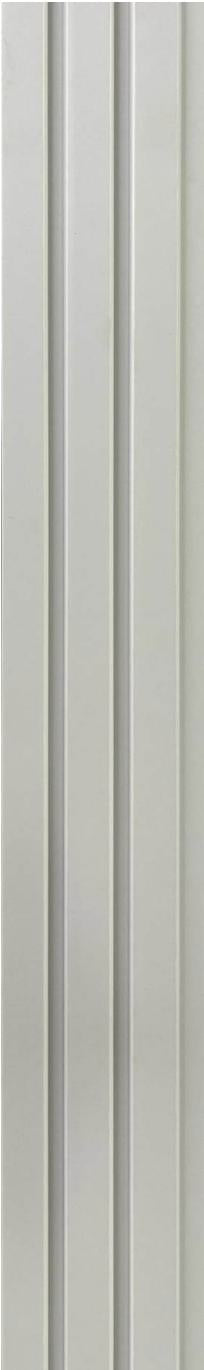 White Charcoal Louvers Slat Series Plain Colors 8x0.41 Ft - Sl 931