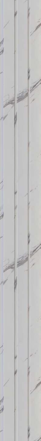 Louvers Panel Sleek & Splendid Series Wood White 8x0.41 Ft - Sa 2006