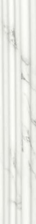 White Marble Charcoal Louver & Stone 9.5x0.4 Ft - Pn 00524