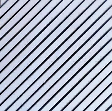 Premium Wood Panel White Patterned Look Charcoal Louvers 9x0.93 ft designer White WK04