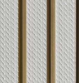 Plain Colour Charcoal Louver Colors White 8x0.41 Ft - 1615