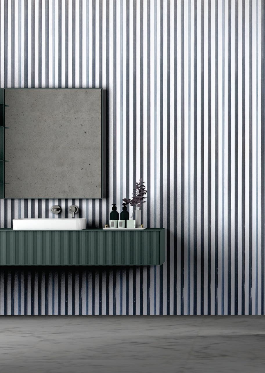 Premium Wood Panel Plain Colour Look Charcoal Louvers 9x0.93 ft plain colors White WK03