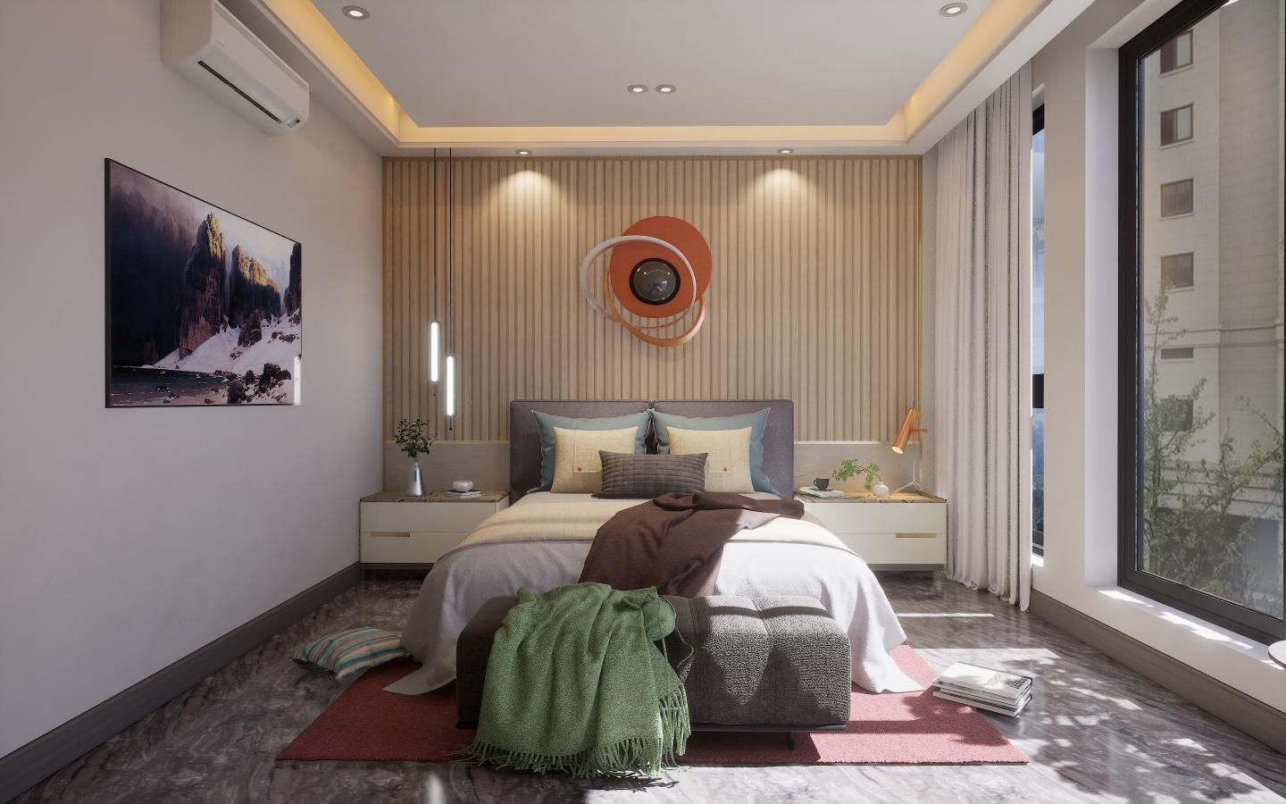 Wood Charcoal Louvers Brown 8x0.41 Ft - S5 170