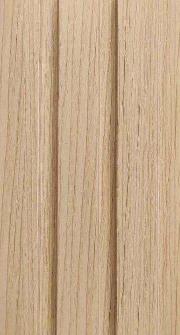 Beige Charcoal Louvers Wood 9.2x0.41 Ft - Cb 101