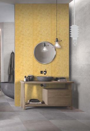 Decorative Wall Panel Designer Yellow 8x2 Ft - 2A 01927