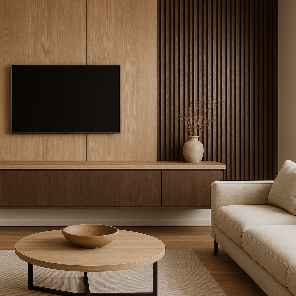 The Perfect Match: Pairing Laminates, Veneers, and Louvers for Cohesive Interiors
