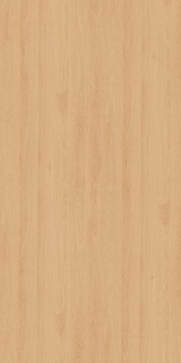 Beige wood grain laminate with suede finish and vertical wood pattern texture.