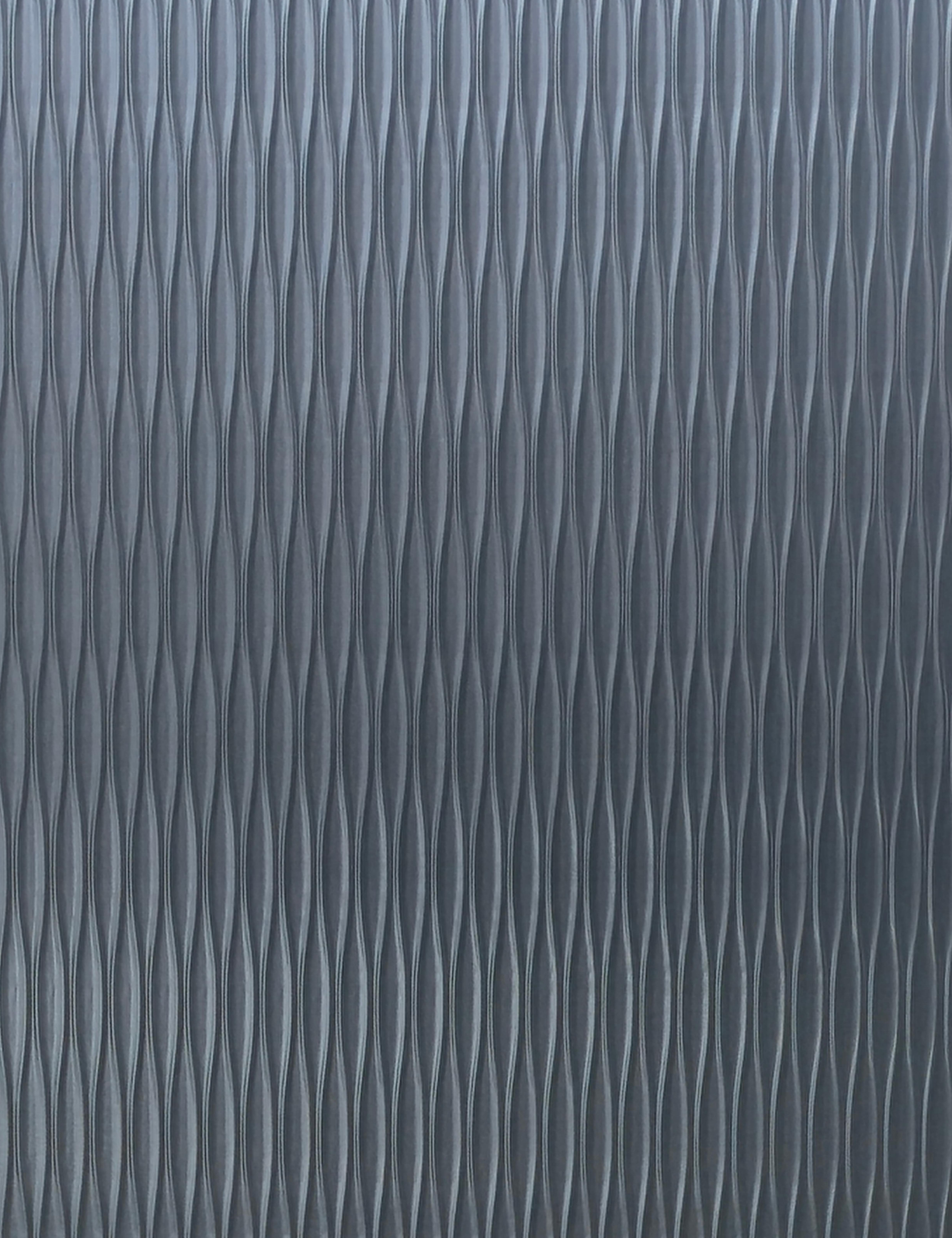 Dark gray wall panel with textured, wavy, vertical pattern and subtle sheen.