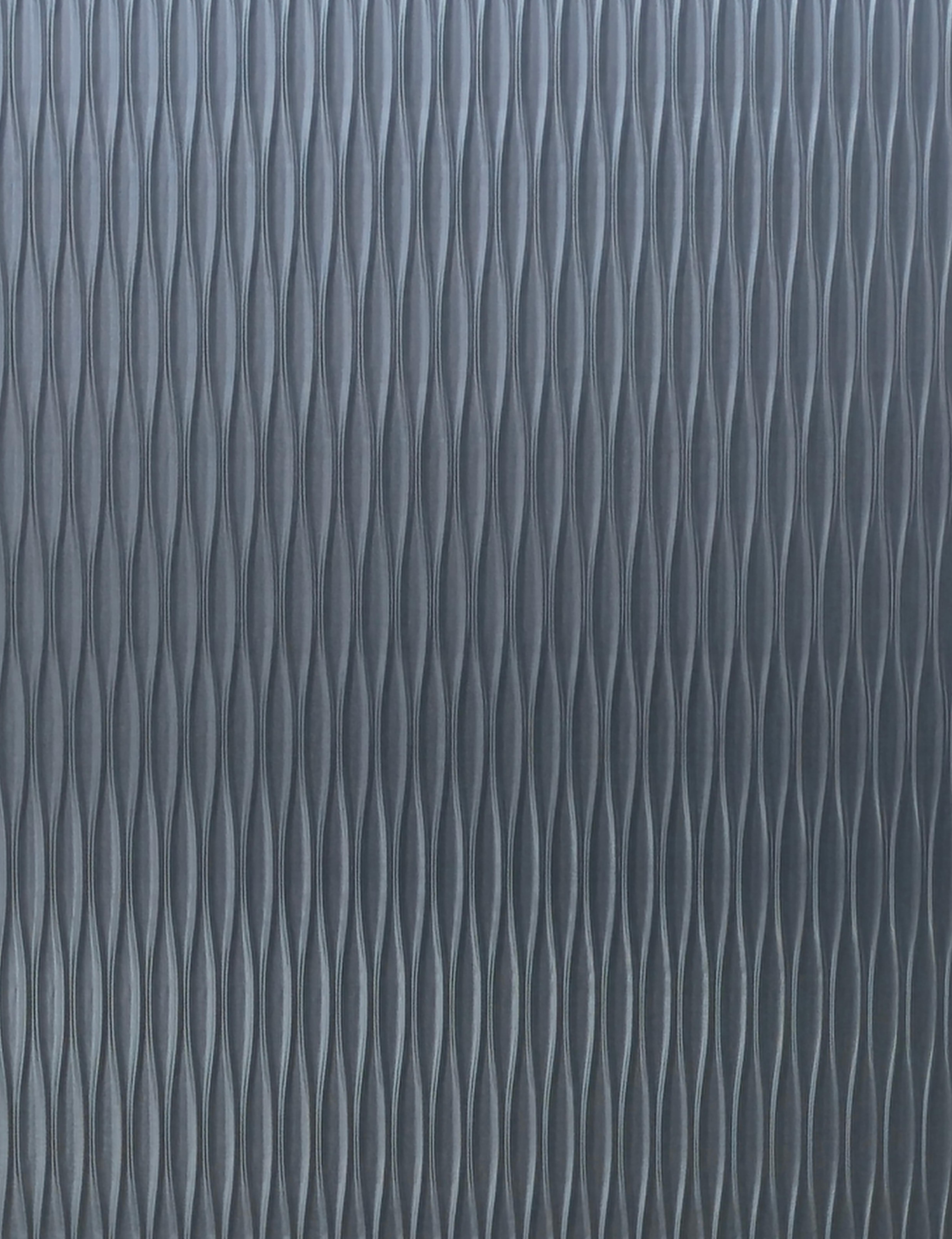 Dark gray wall panel with textured, wavy, vertical pattern and subtle sheen.
