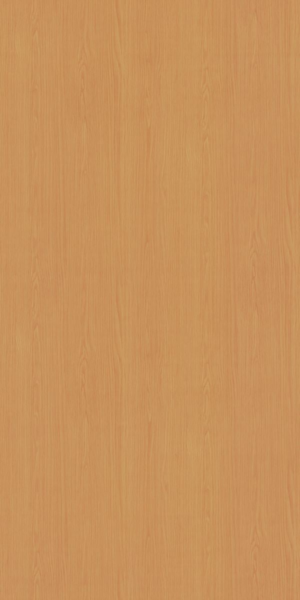 Yellow wood grain decorative laminate with suede finish and vertical grain pattern.
