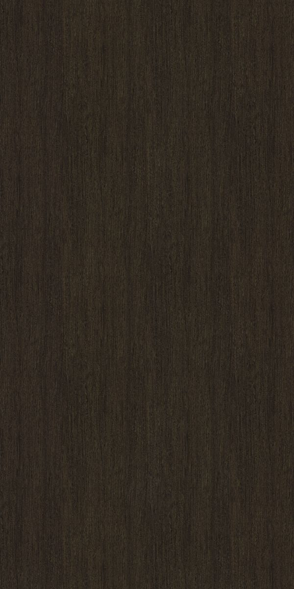 Wenge wood grain decorative laminate with suede finish and matte texture