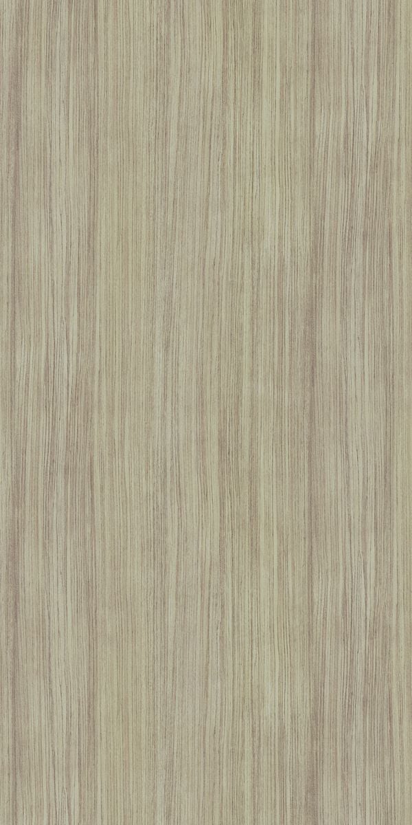 Beige wood grain decorative laminate with suede finish and vertical wood pattern texture