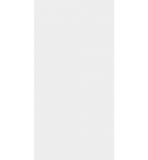 White plain decorative laminate with smooth finish and glossy sheen