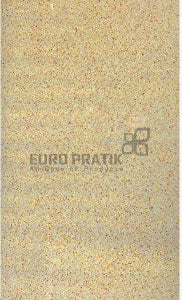 Multi-color textured marble wall panel with speckled pattern and subtle sheen, Euro Pratik louver product sample.