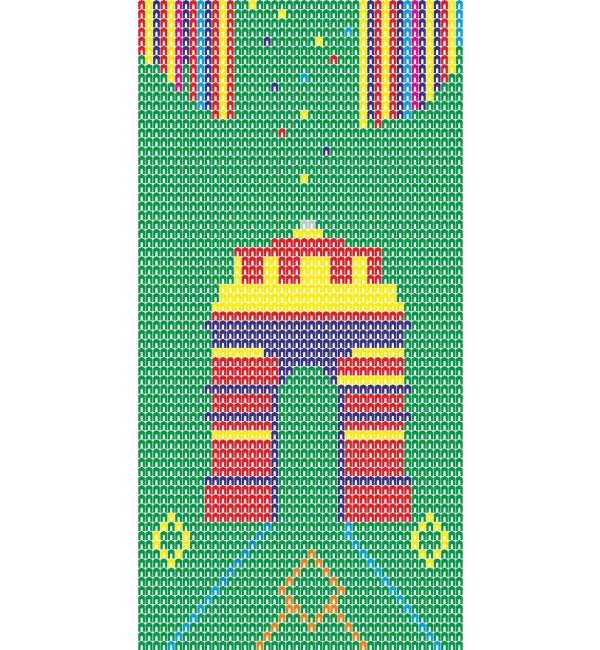 Multi-colour designer laminate with suede finish, featuring India Gate pattern and geometric design on green background.
