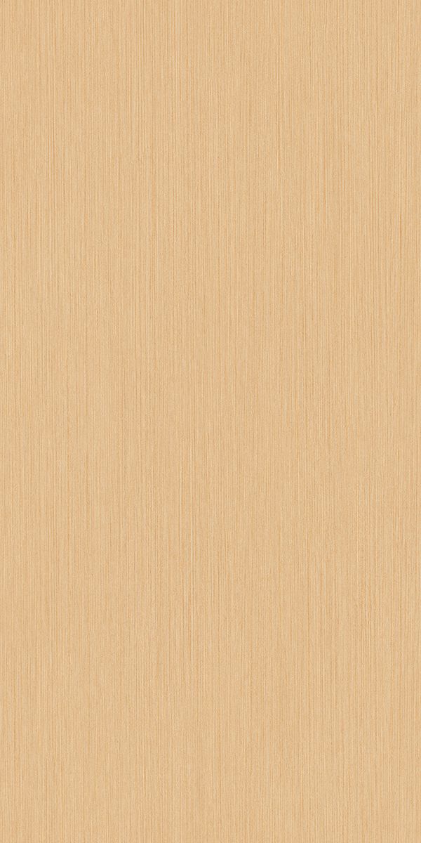 Beige suede finish decorative laminate with wood grain texture and vertical pattern, mimicking wood appearance.