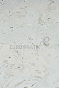 Multi-color textured designer louver panel with marbled pattern and subtle sheen, Euro Pratik logo overlay.