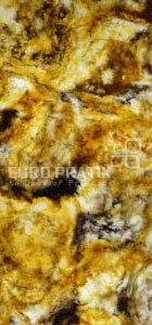 Gold marble texture wall panel with stone pattern and textured finish, Euro Pratik watermark visible.