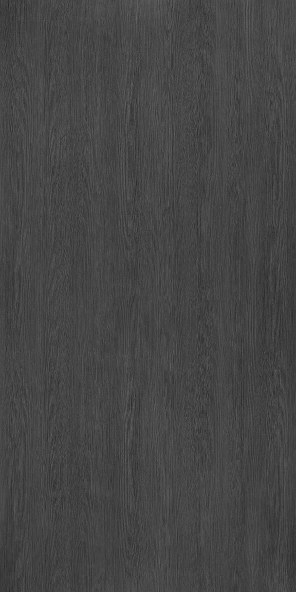 Grey wood grain laminate with suede finish and vertical texture pattern.