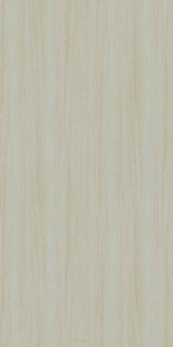 Ivory wood grain laminate with suede finish and vertical wood pattern texture