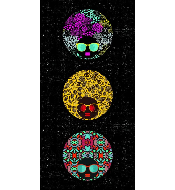 Multi-colour suede finish decorative laminate with intricate floral pattern and textured surface.