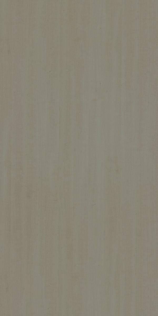 Beige wood grain laminate with suede finish and textured surface, showing wood pattern and subtle sheen, decorative laminate